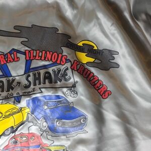 Aristo Jac Vintage Steak N Shake Bomber Jacket Large